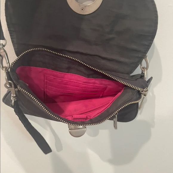 Baggalini Gray Nylon Crossbody Bag - Picture 4 of 8